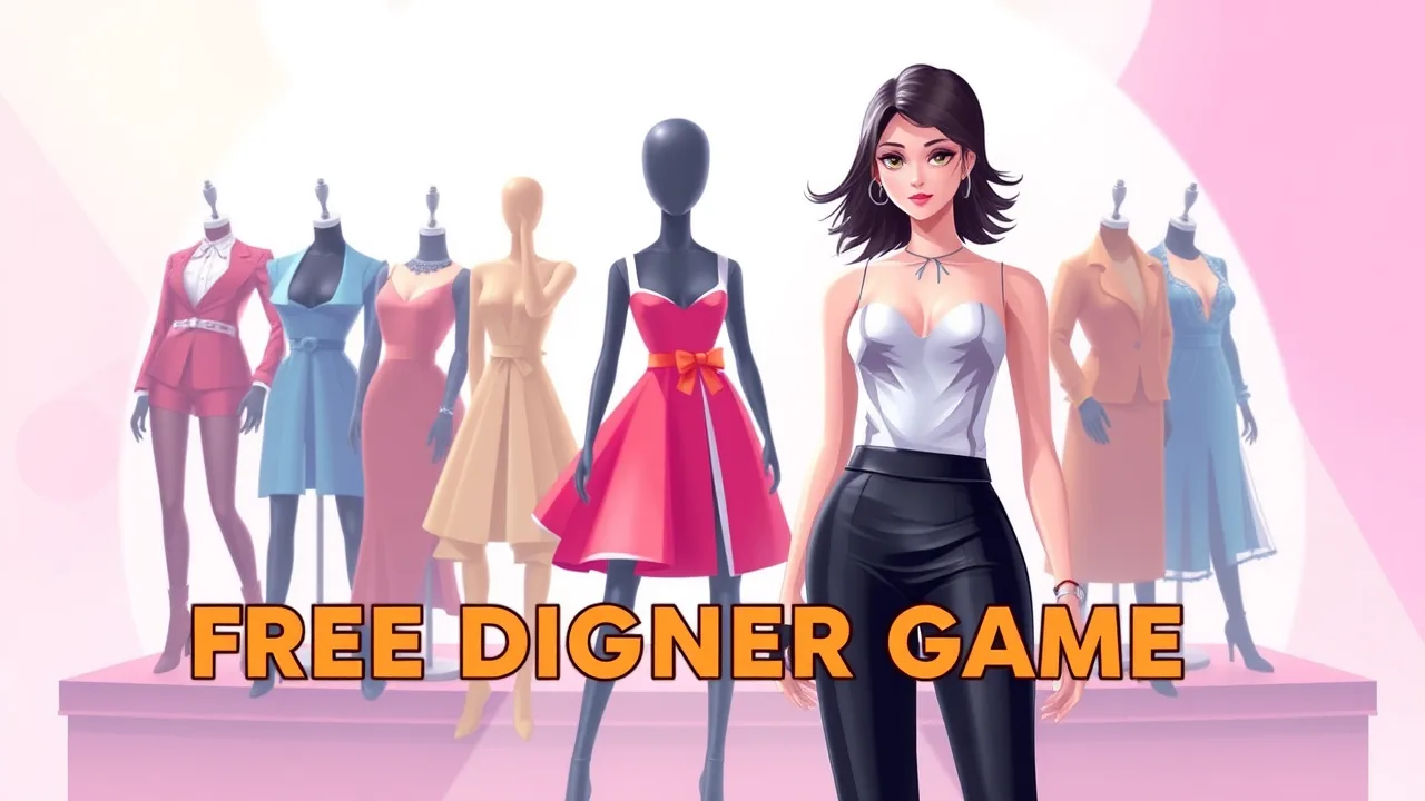 Unleash Your Creativity in the Free Fashion Designer Game image