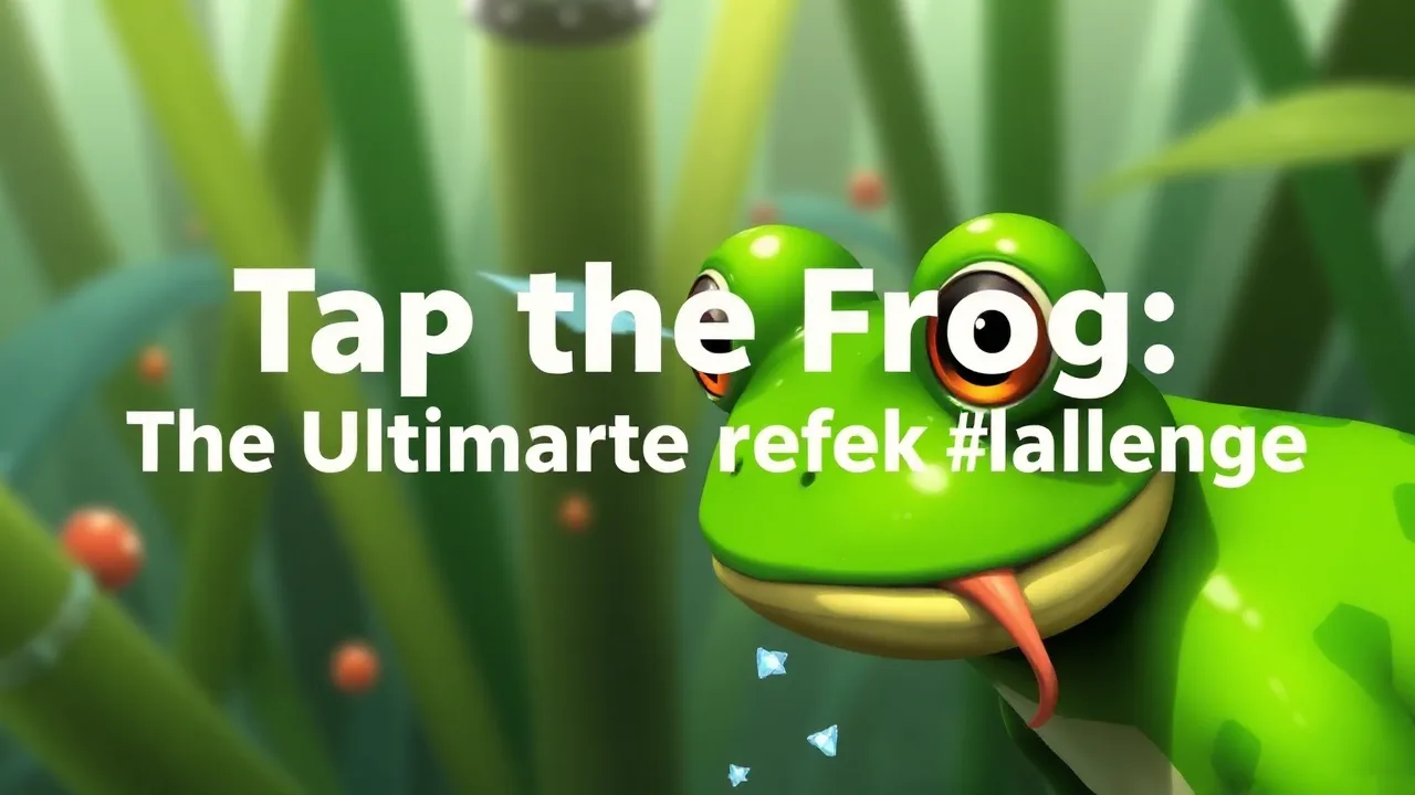Tap the Frog: The Ultimate Reflex Challenge image