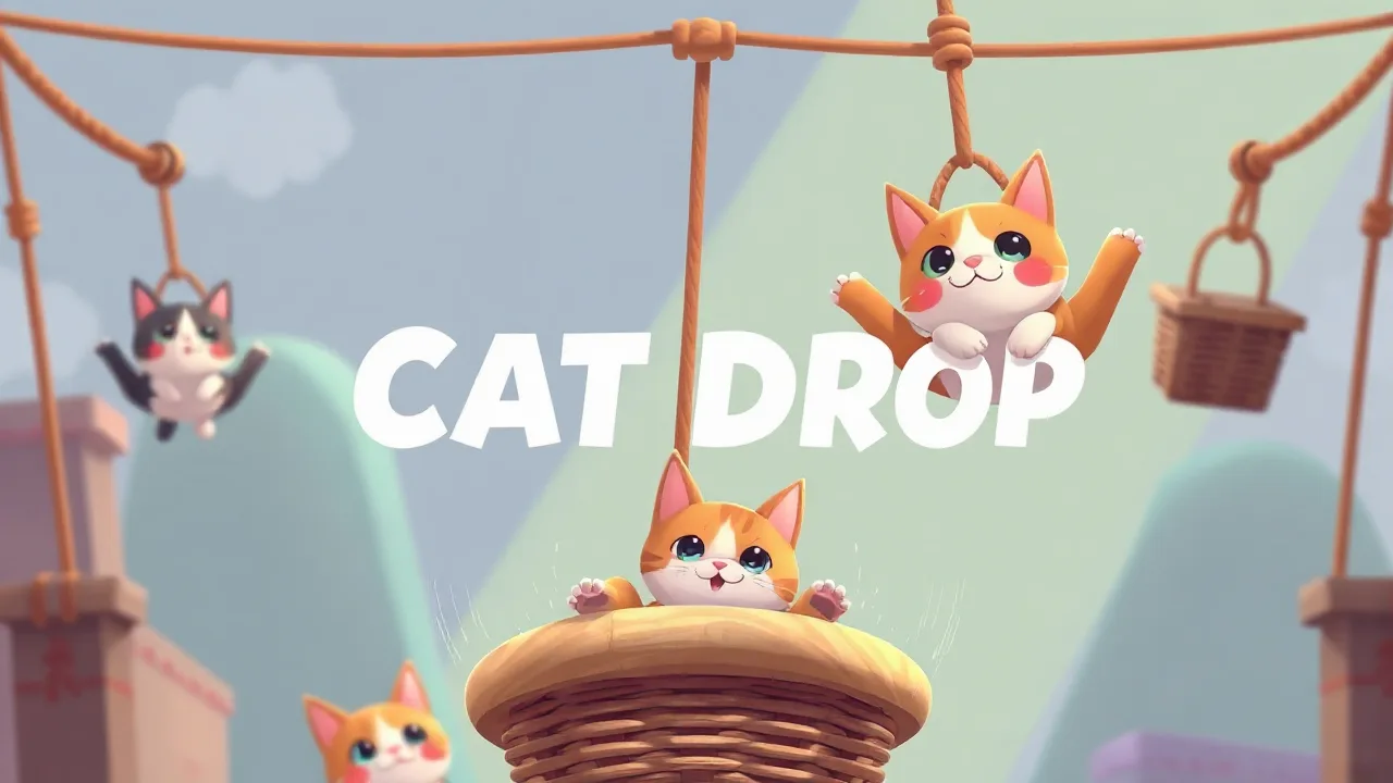 Poki Cat Drop: Master the Feline Physics Challenge image