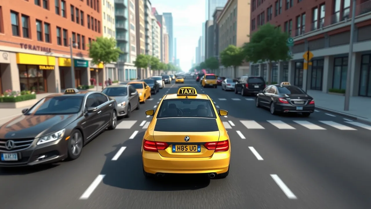 Master Parking Skills with Juegos de Aparcar Taxis image