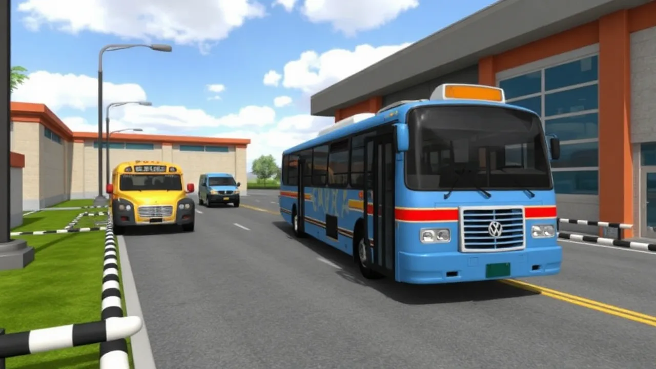 Mastering the Art of bus parking image