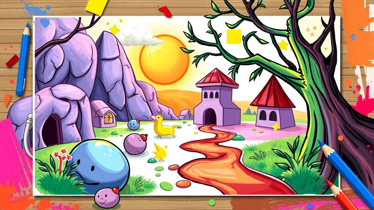 drawing games drawing games: A Creative Challenge for Artists image