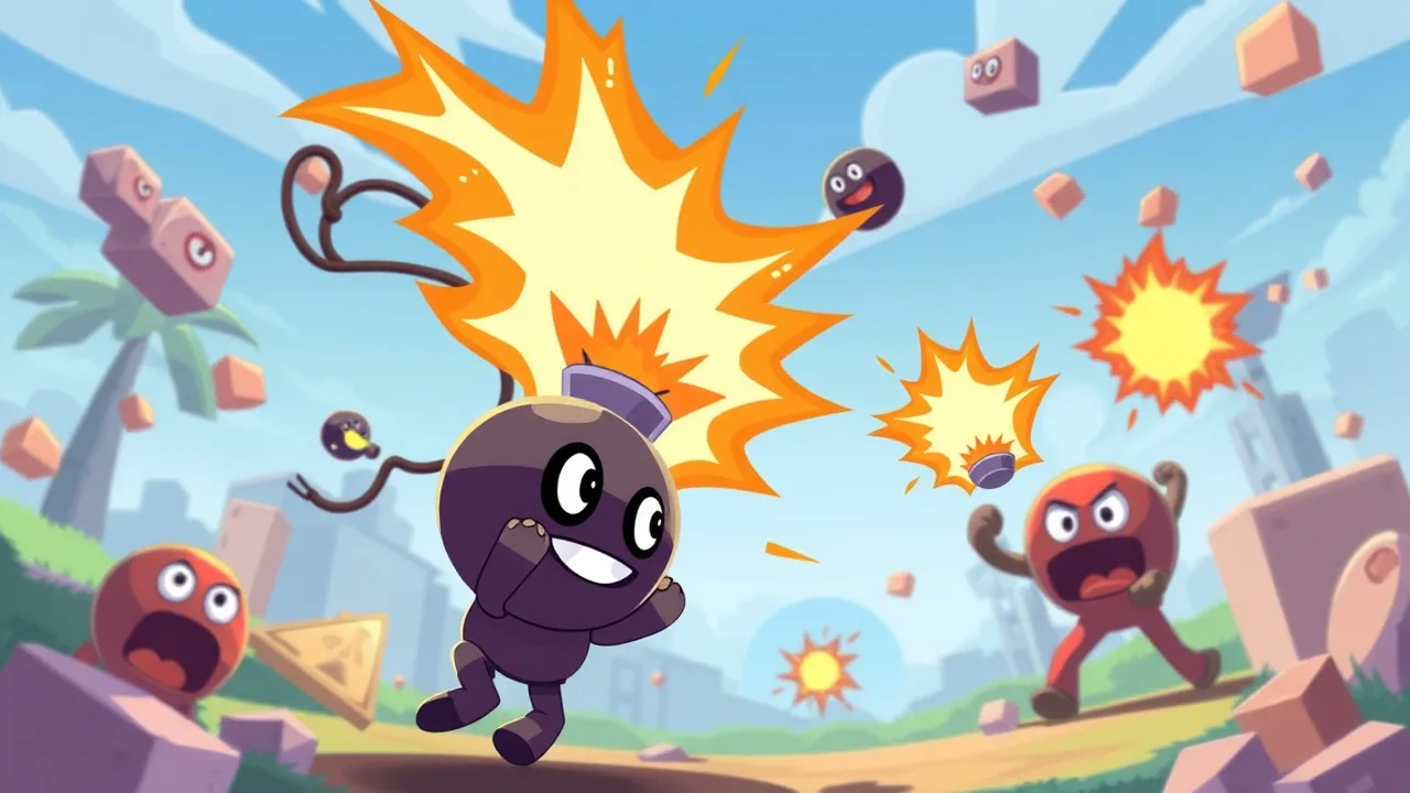 Explosive Fun in poki bomb Hypercasual Games image