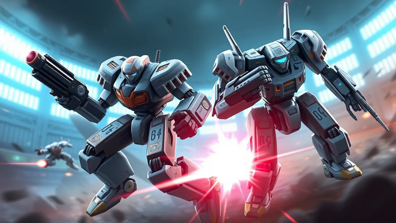 Top Action in juegos de peleas de robots image