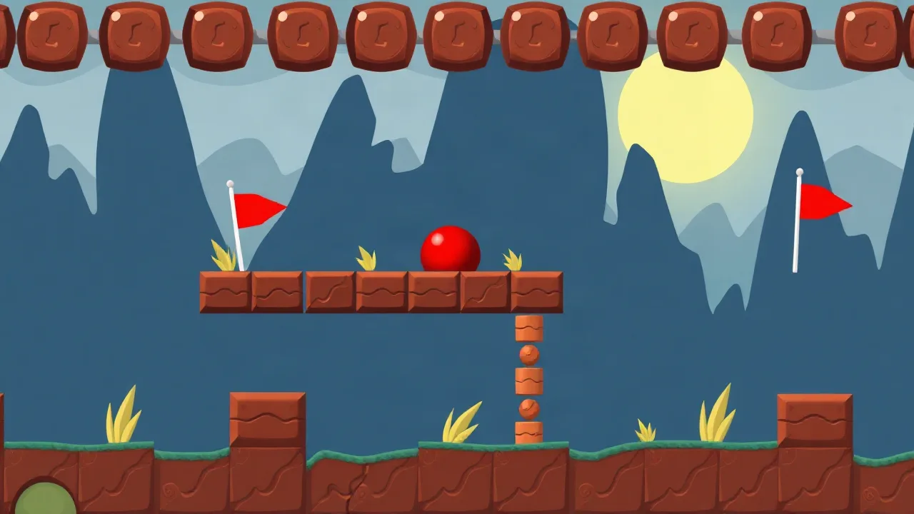 Red Ball Games: HeroBall Adventures and a 3D World image