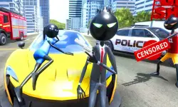 Amazing Crime Strange Stickman Rope Vice Vegas