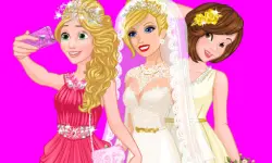 Barbie #039;s Wedding Selfie With Princesses