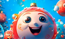 New Years Balls 2048 in 3D