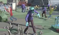 City Apocalypse 3D Of Zombie Crowd