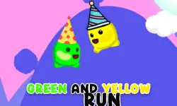 Green and Yellow Run background