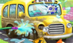 Sweet Baby Girl Messy School Cleaning