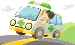 Cartoon Ambulance Slide
