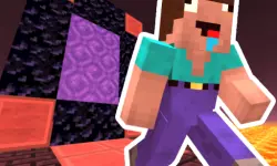 Noob Steve Nether background