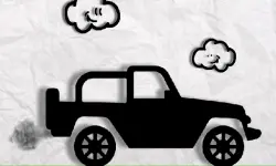 Paper Monster Truck Race