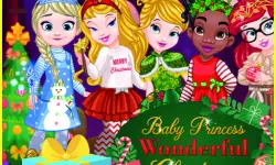 Baby Princesses Christmas: Dress Up Game
