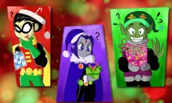 Teen Titans Christmas Stars