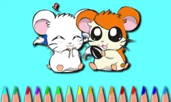 Hamster Coloring Book