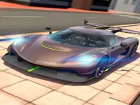 Crazy Car Driving City 3D background