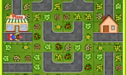 Pizza Delivery Puzzles background