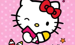Color By Number With Hello Kitty