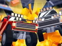 Blocky Roads 3D background