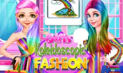 Girls Kaleidoscopic Fashion