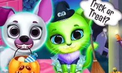 Scary Makeover Halloween Pet Salon