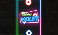 Neon Hockey background