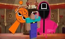 Nextbots on Minecraft Squid Game Sprunki