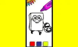 SpobgeBob Halloween Coloring Book