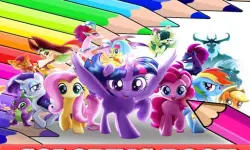 Coloring Book for My Little Pony