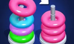Hoop Stack - Color Sort Puzzle background