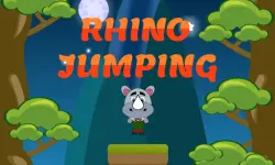Rhino Jumping