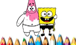 BTS Sponge Bob Coloring