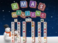 Xmas Mahjong Tiles background