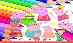 Coloring Book for Peppa Pig