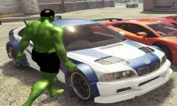 Chained Car vs Hulk Game