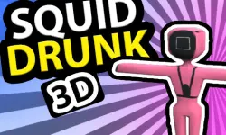 Squid Drunk 3D background