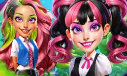 Princesses at Horror School