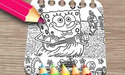 Sponge on the Run Coloring Book