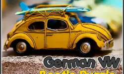 German VW Beetle Puzzle background