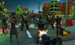 Player vs Zombie background