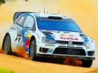 Rally Car Driving Jigsaw background