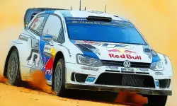 Rally Car Driving Jigsaw background