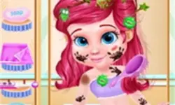 Messy Little Mermaid Makeover-Game