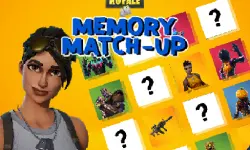 Fortnite Memory Match Up background