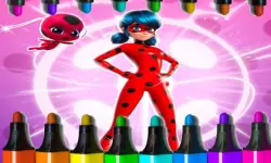 Miraculous Ladybug Coloring Game