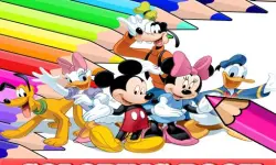 Coloring Book for Mickey Mouse