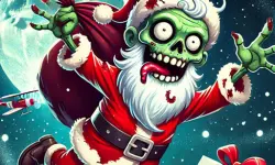 Flappy Zombie Santa Christmas Game