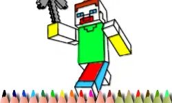 BTS Minecraft Coloring